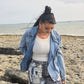 Veste en jean streetwear femme - Goldshell