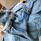 Veste en jean streetwear femme - Goldshell