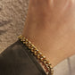 Bracelet chaine doré en acier inoxydable - Goldshell