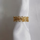 Bague ajustable nature en acier inoxydable doré - Goldshell