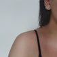 Faux piercing et puce d'oreille en acier inoxydable doré et multicolore - Goldshell